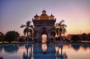 Patuxai in Vientiane, Laos